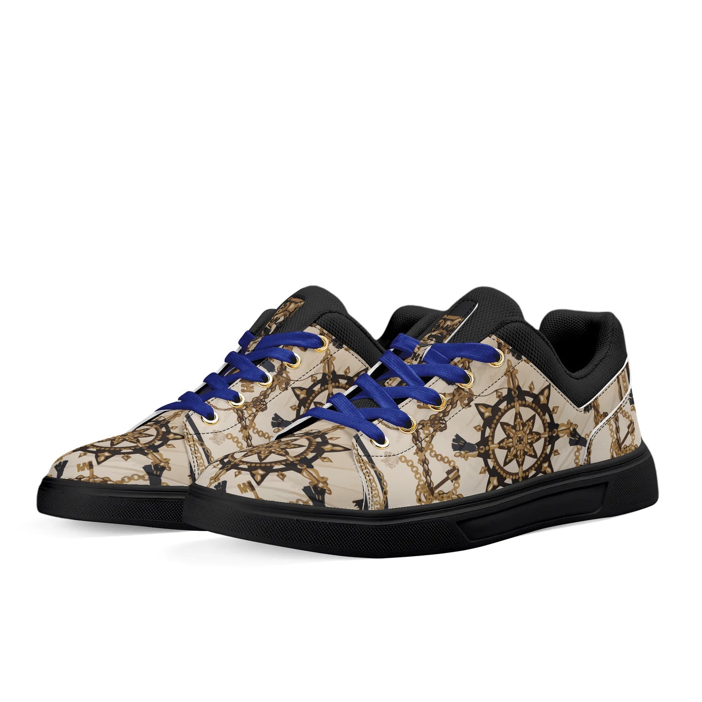 Sailor Jerri Unisex Lightweight Low Top PU Mesh Skateboard Shoes - HipHatter