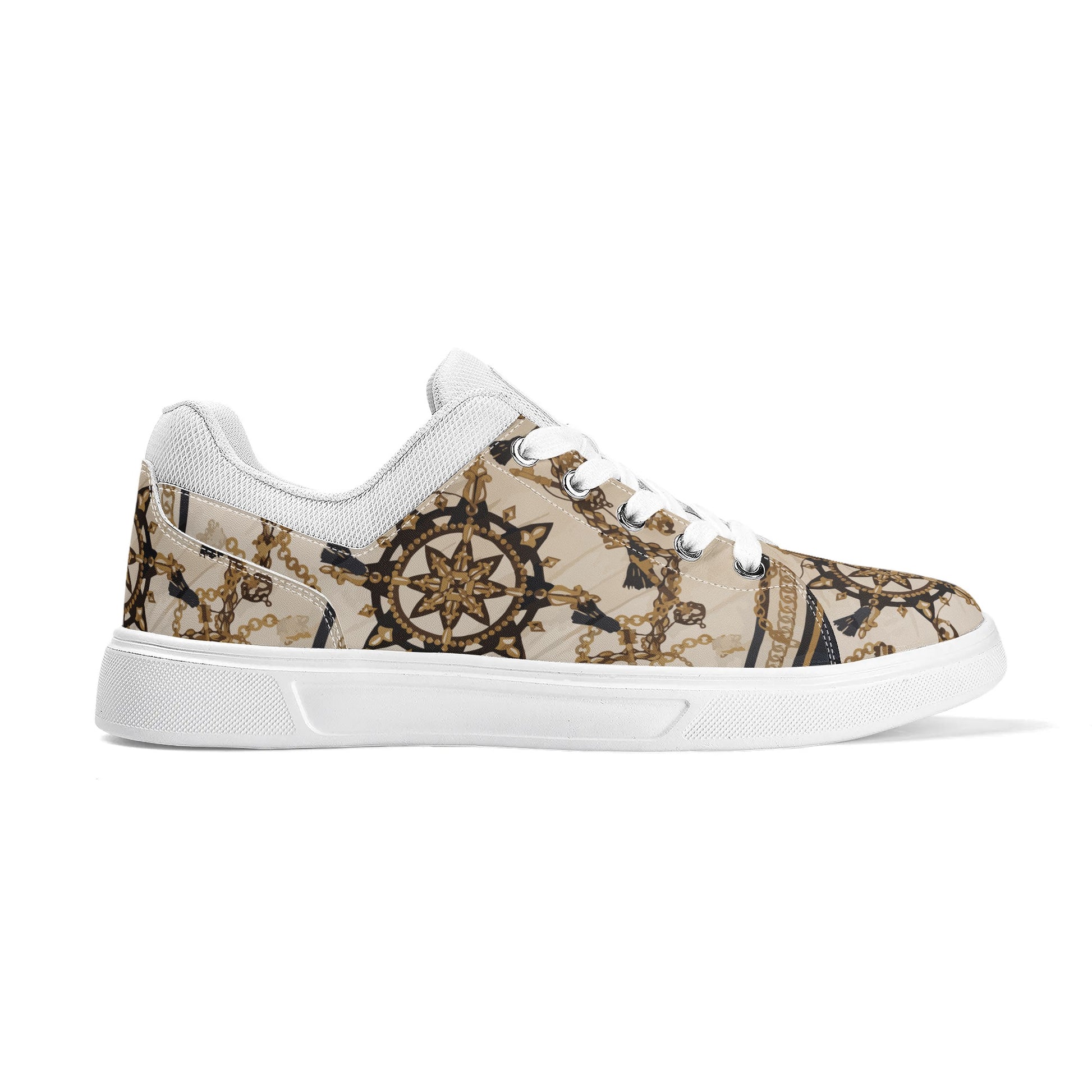 Sailor Jerri Unisex Lightweight Low Top PU Mesh Skateboard Shoes - HipHatter