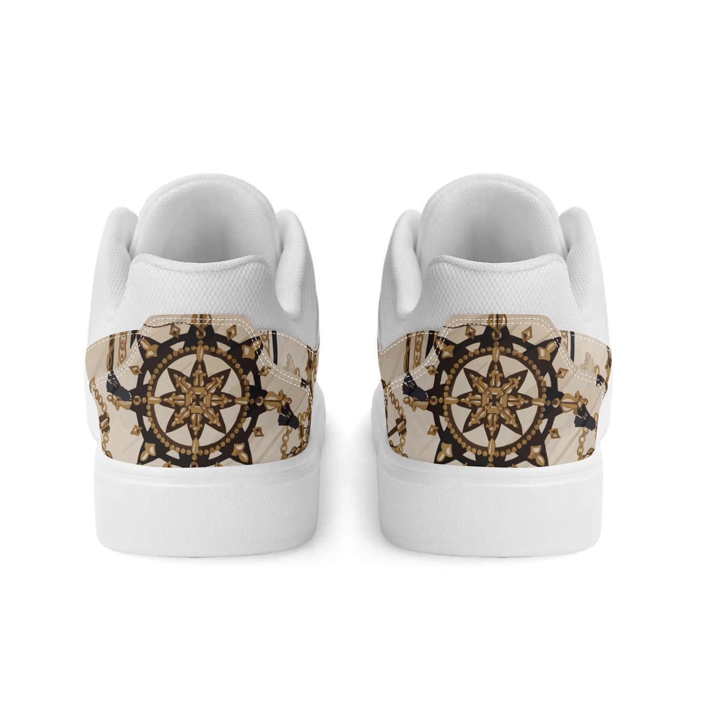 Sailor Jerri Unisex Lightweight Low Top PU Mesh Skateboard Shoes - HipHatter