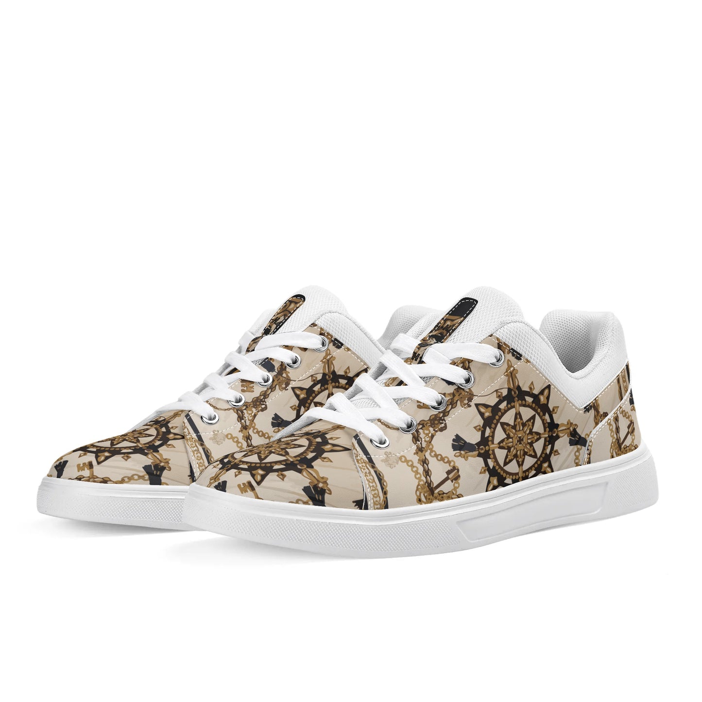 Sailor Jerri Unisex Lightweight Low Top PU Mesh Skateboard Shoes - HipHatter