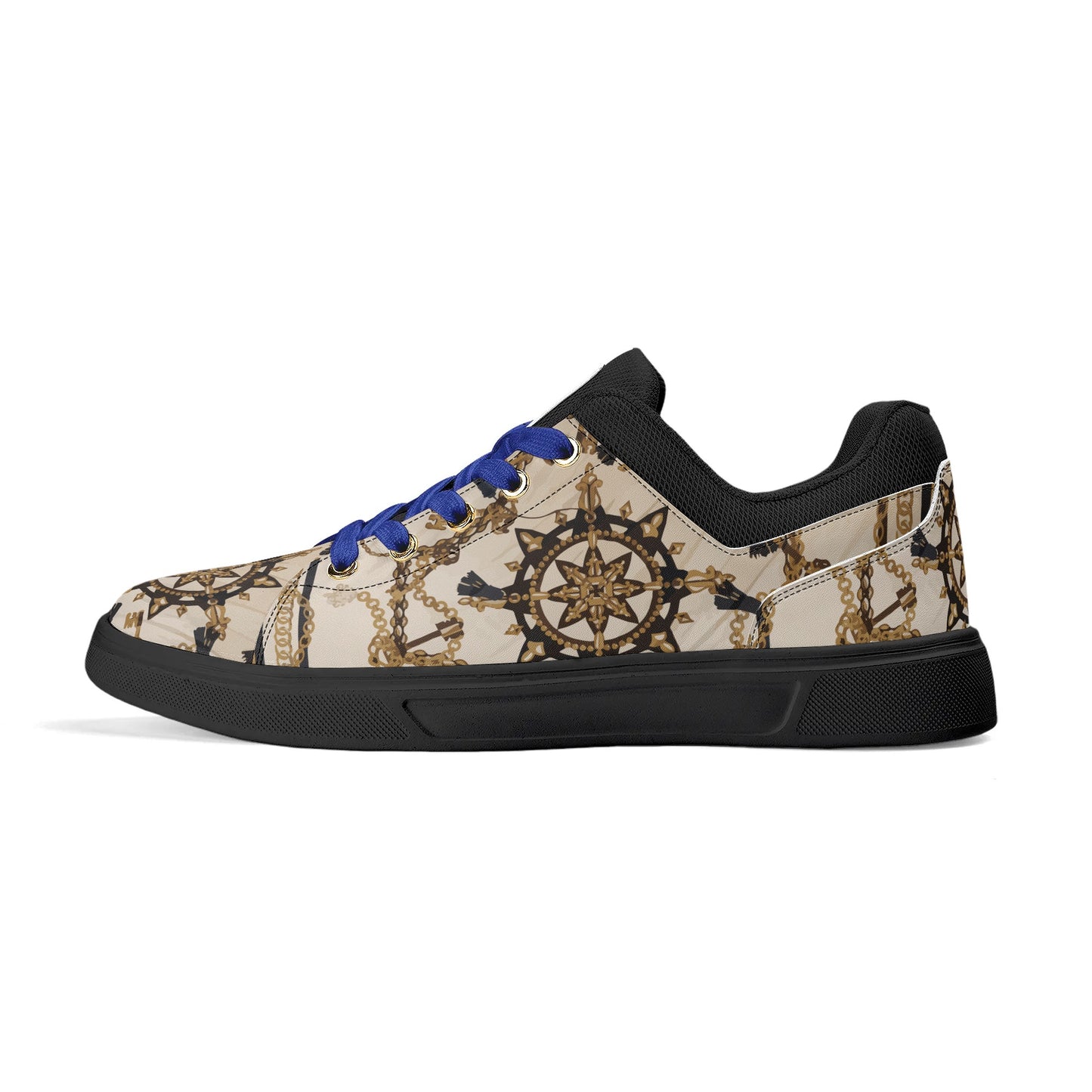 Sailor Jerri Unisex Lightweight Low Top PU Mesh Skateboard Shoes - HipHatter