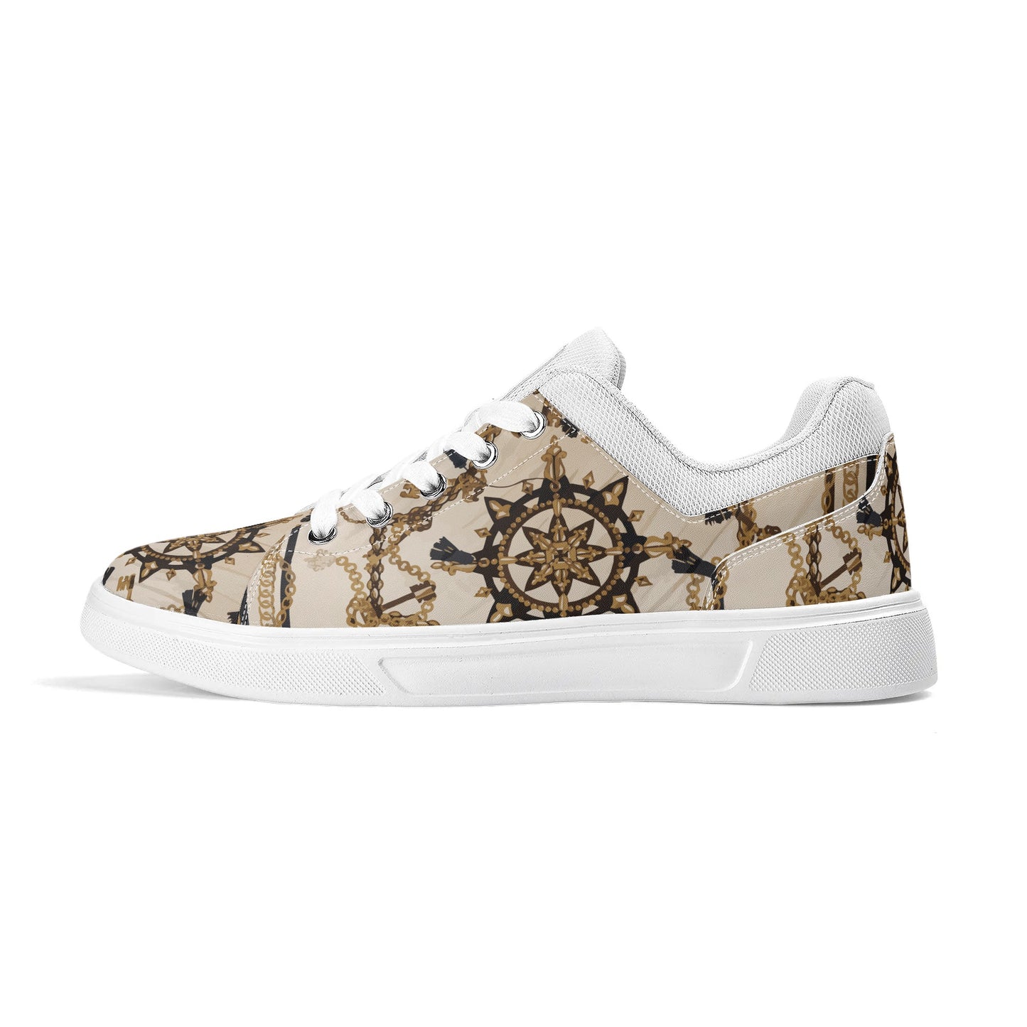 Sailor Jerri Unisex Lightweight Low Top PU Mesh Skateboard Shoes - HipHatter