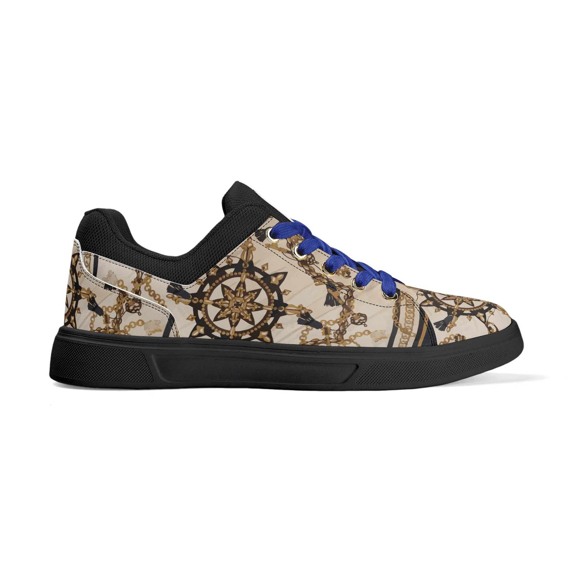 Sailor Jerri Unisex Lightweight Low Top PU Mesh Skateboard Shoes - HipHatter