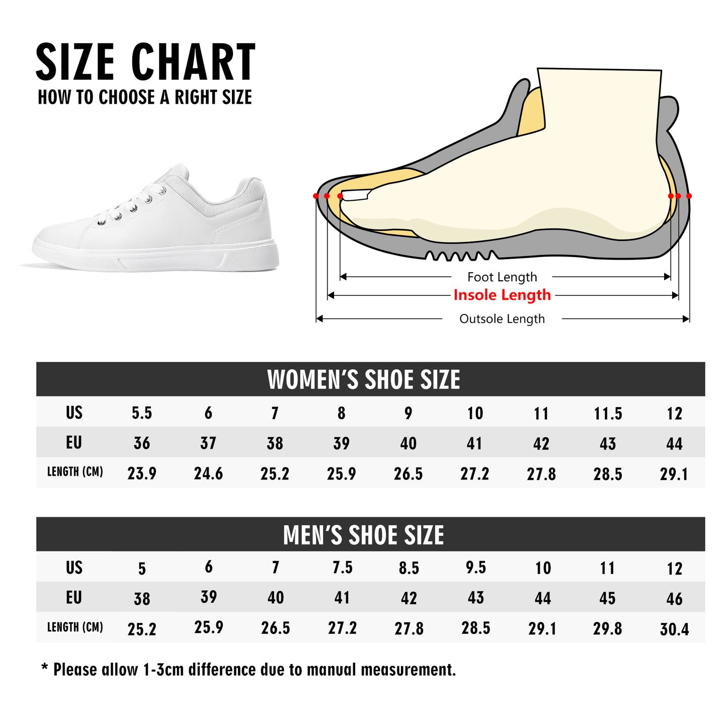 Sailor Jerri Unisex Lightweight Low Top PU Mesh Skateboard Shoes - HipHatter