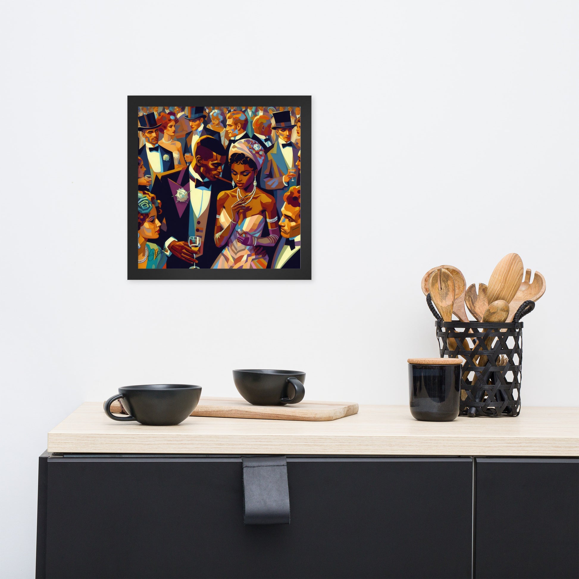 High Society Party Framed Poster - HipHatter