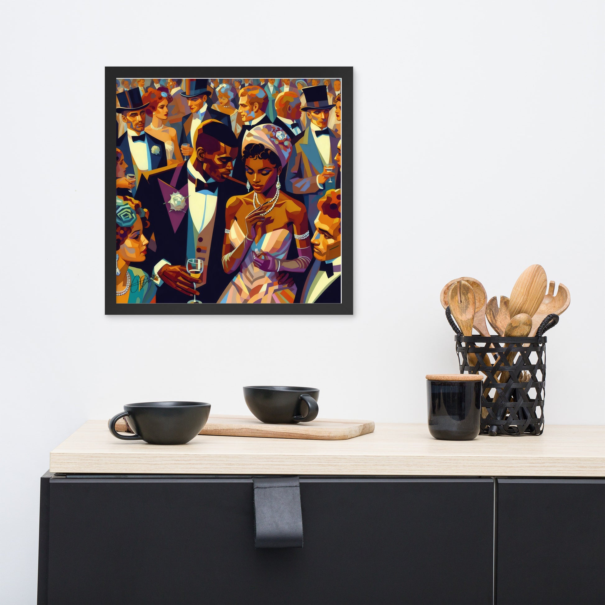 High Society Party Framed Poster - HipHatter