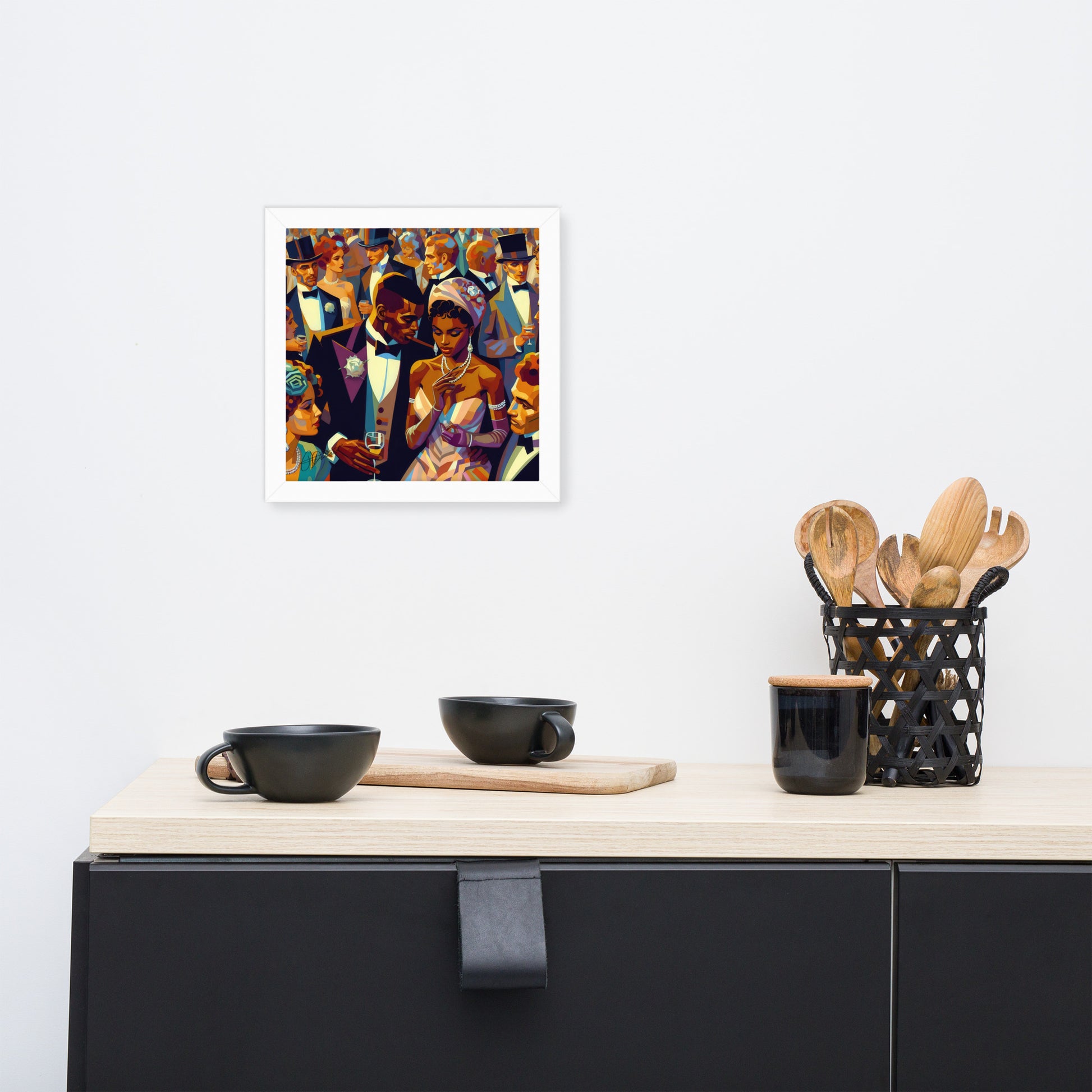 High Society Party Framed Poster - HipHatter