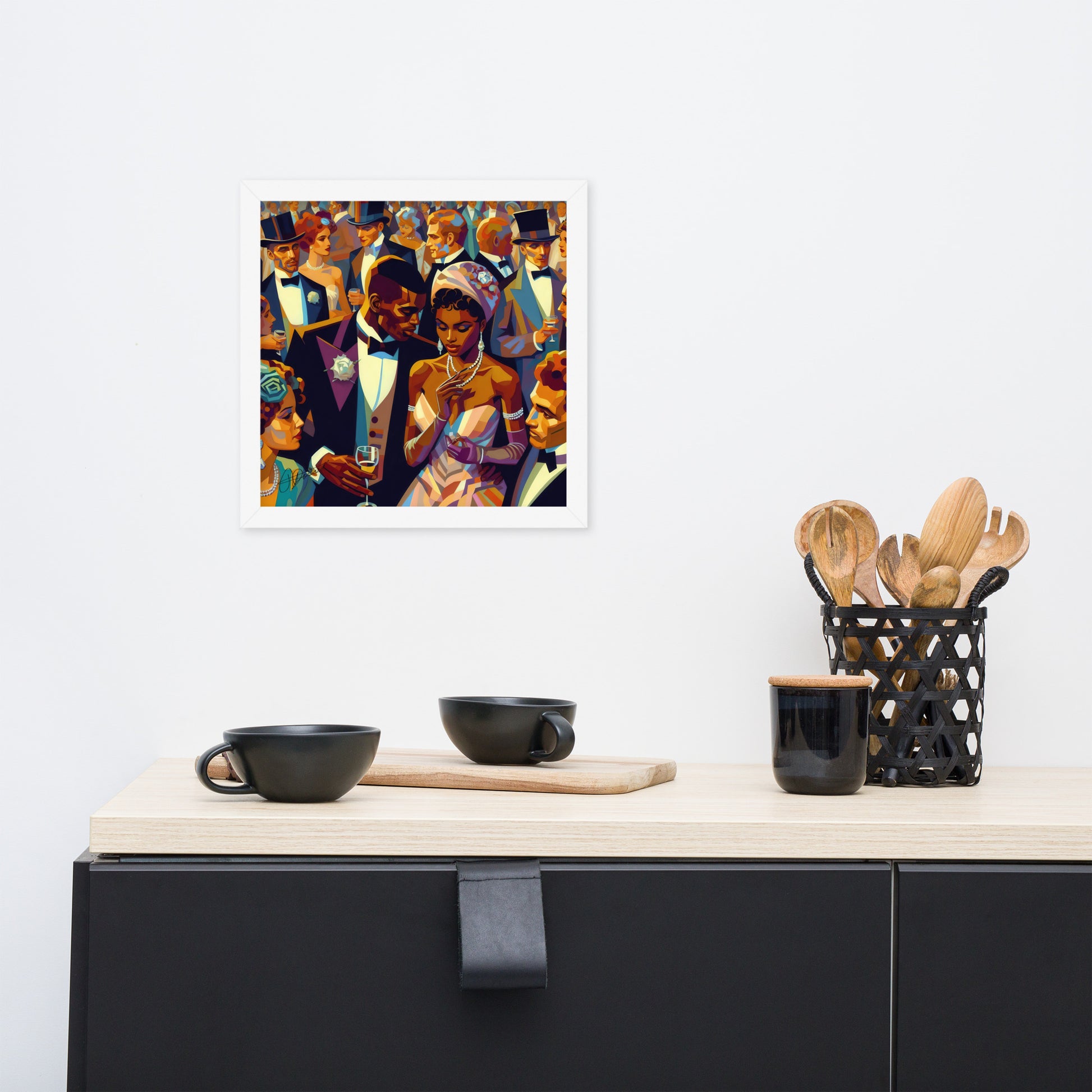 High Society Party Framed Poster - HipHatter