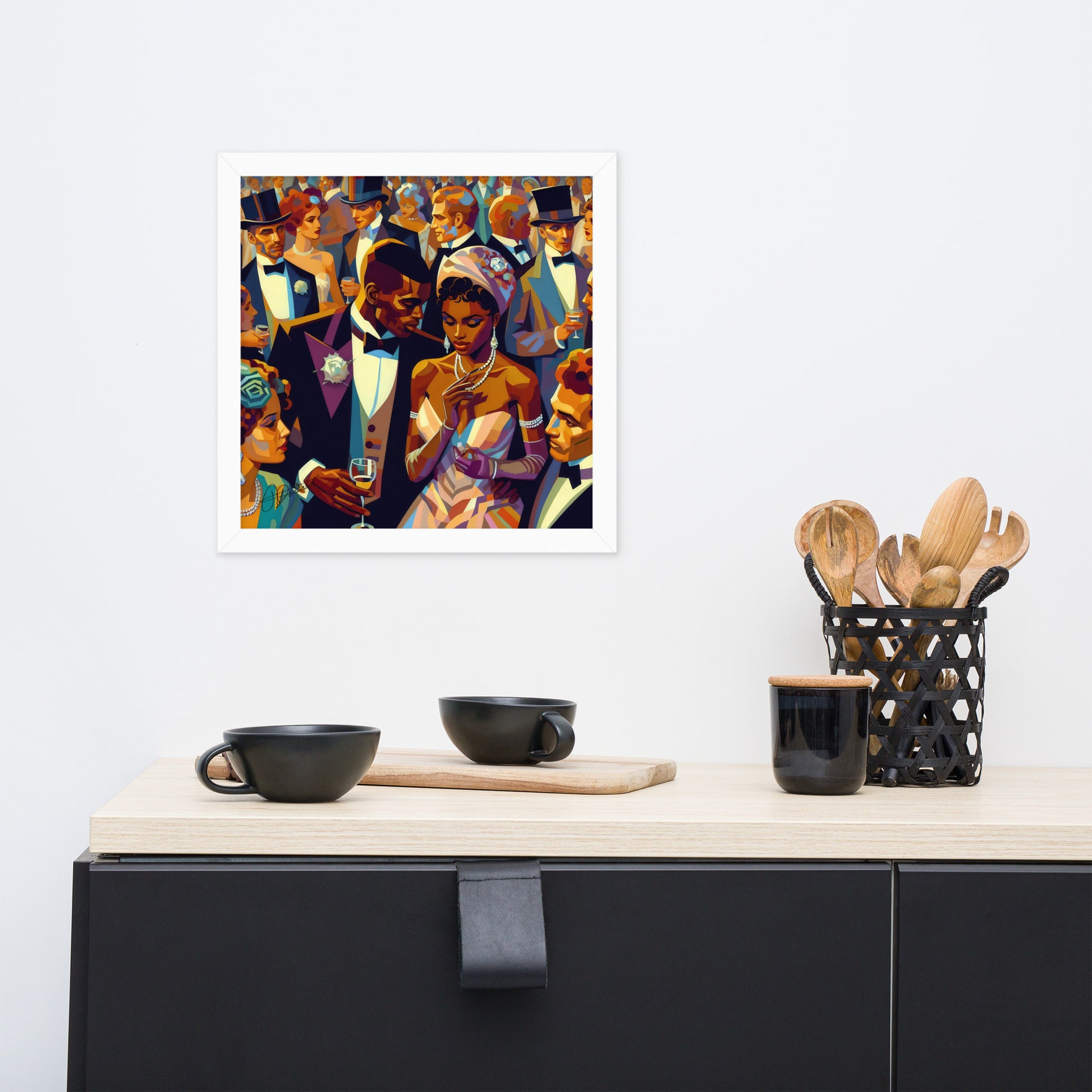High Society Party Framed Poster - HipHatter