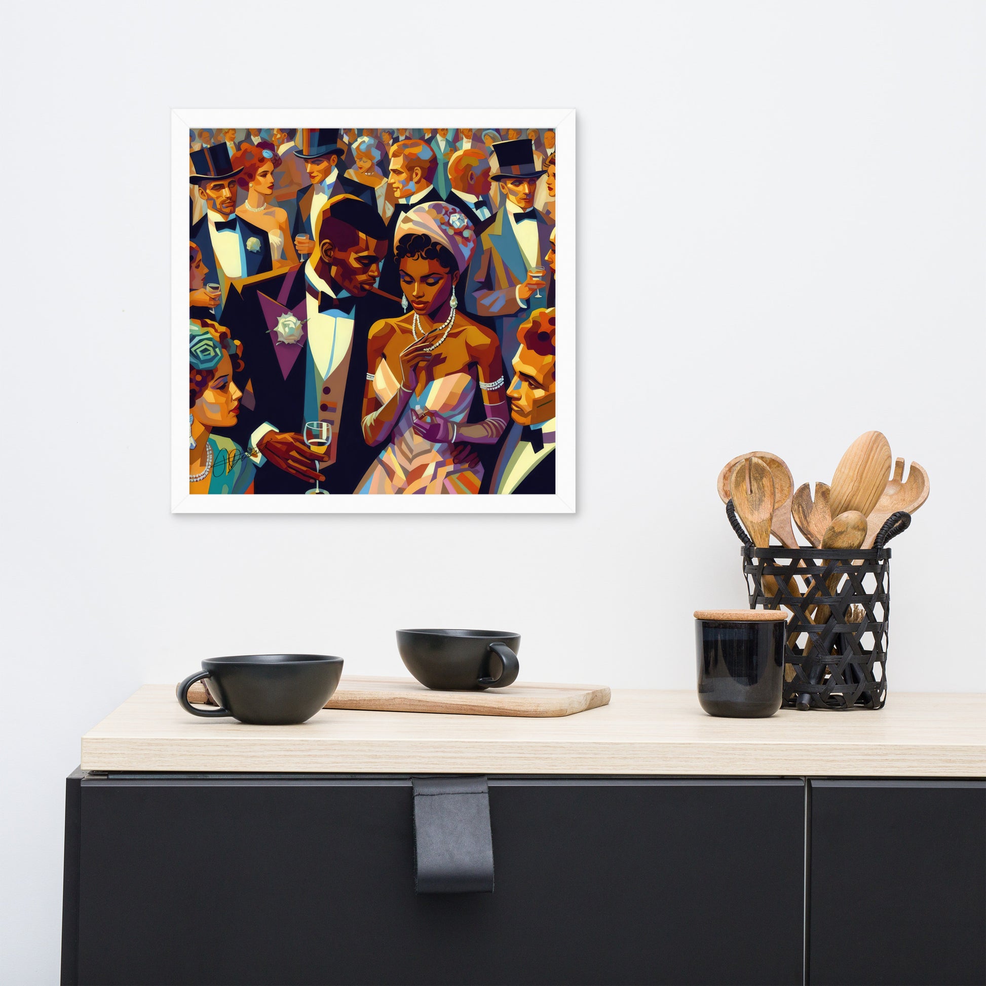 High Society Party Framed Poster - HipHatter