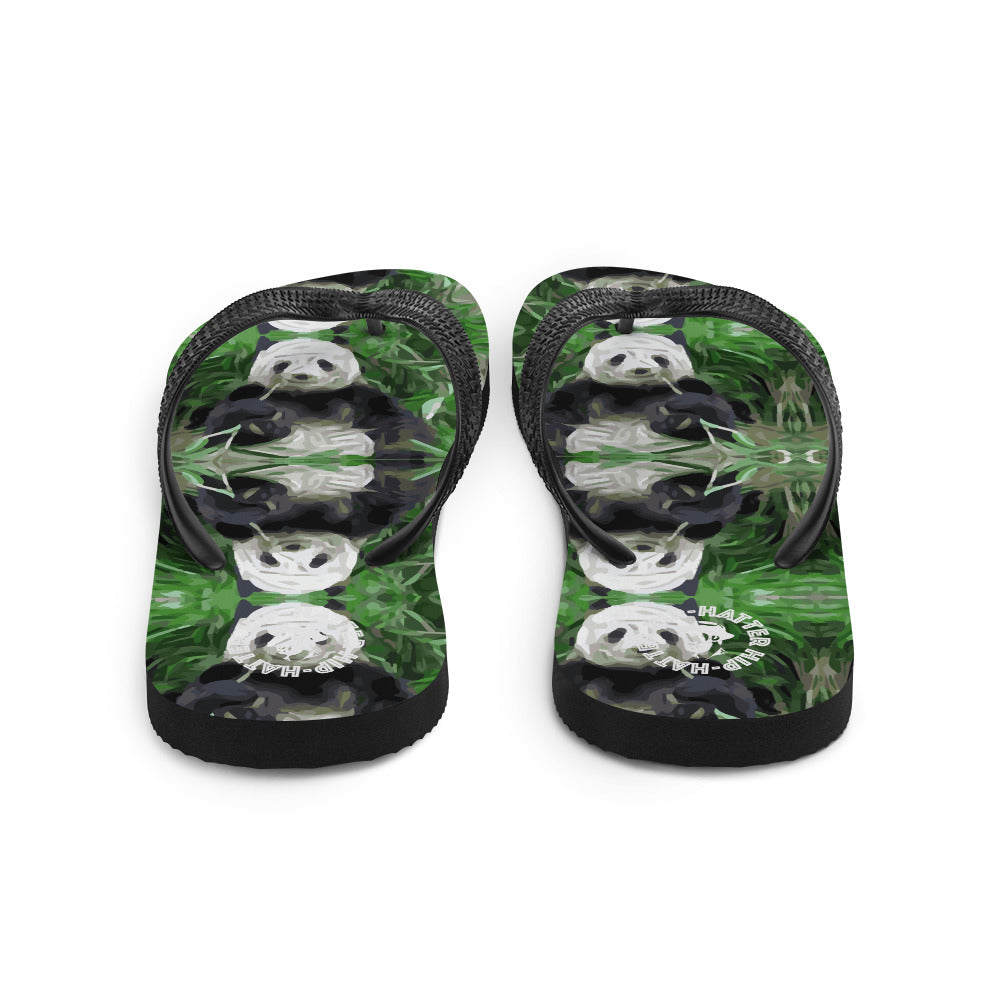 Panda Life Green Flip-Flops - HipHatter