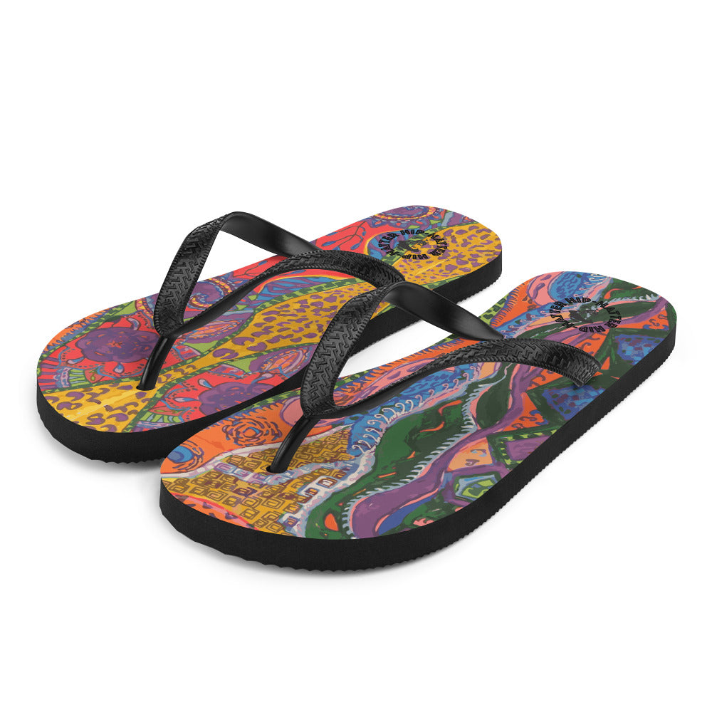 90s Knit Odd Flip-Flops - Hip-Hatter