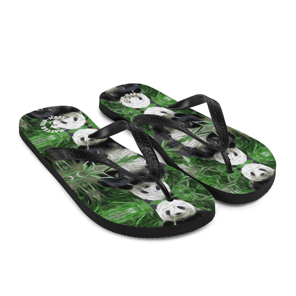 Panda Life Green Flip-Flops - HipHatter