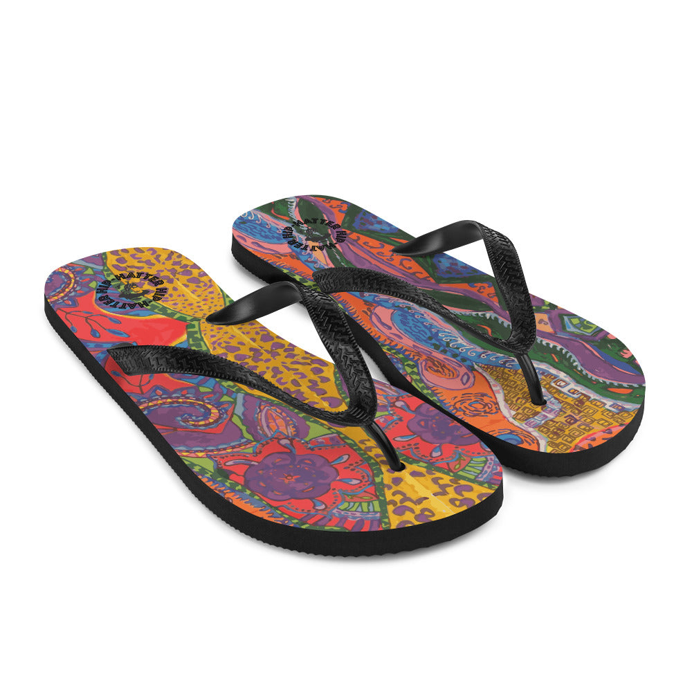 90s Knit Odd Flip-Flops - Hip-Hatter