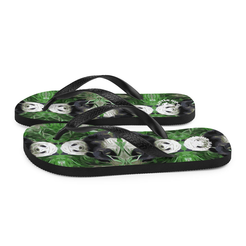 Panda Life Green Flip-Flops - HipHatter