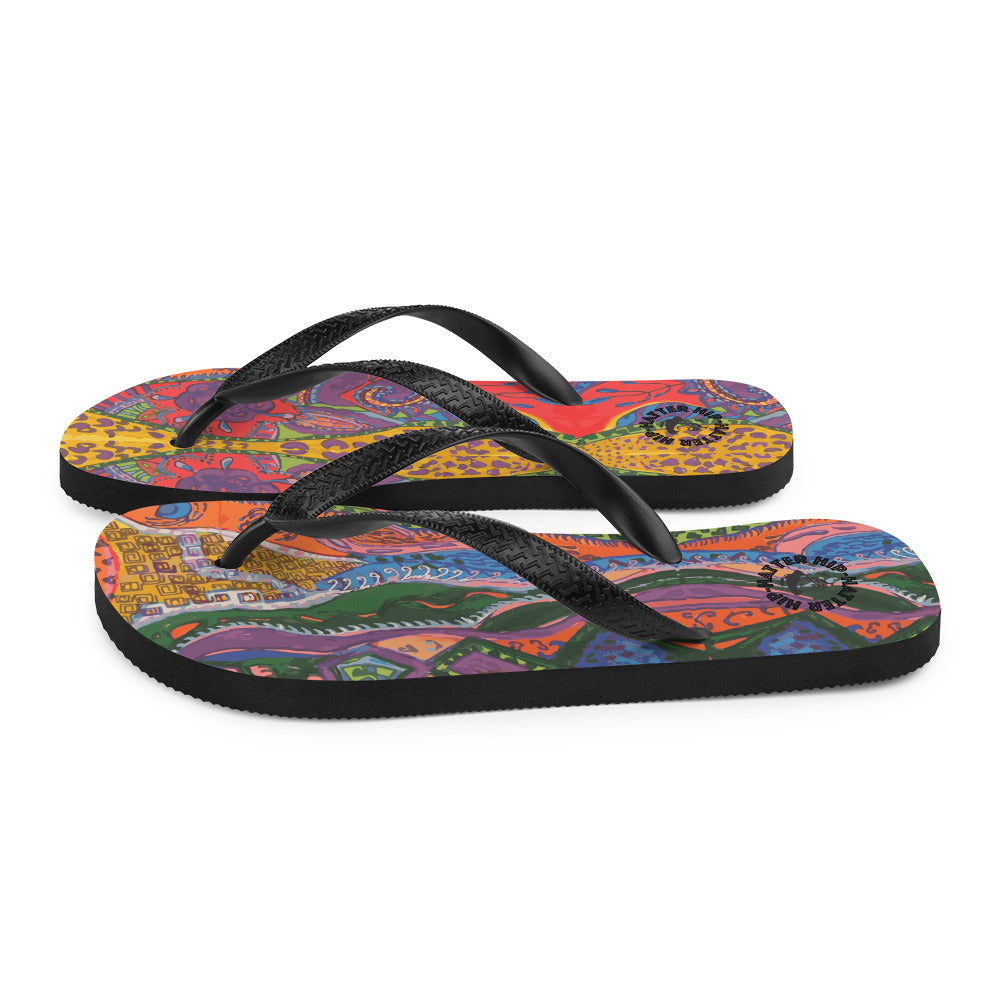 90s Knit Odd Flip-Flops - Hip-Hatter