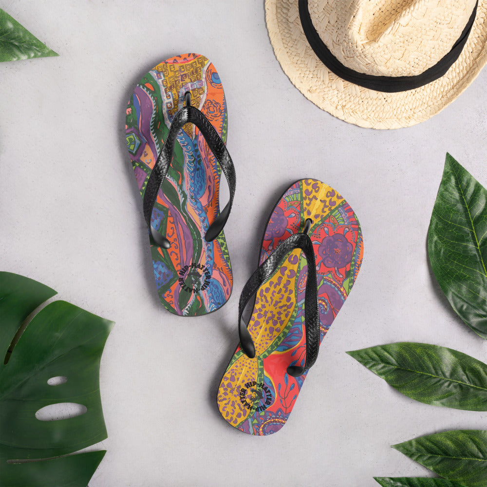 90s Knit Odd Flip-Flops - Hip-Hatter