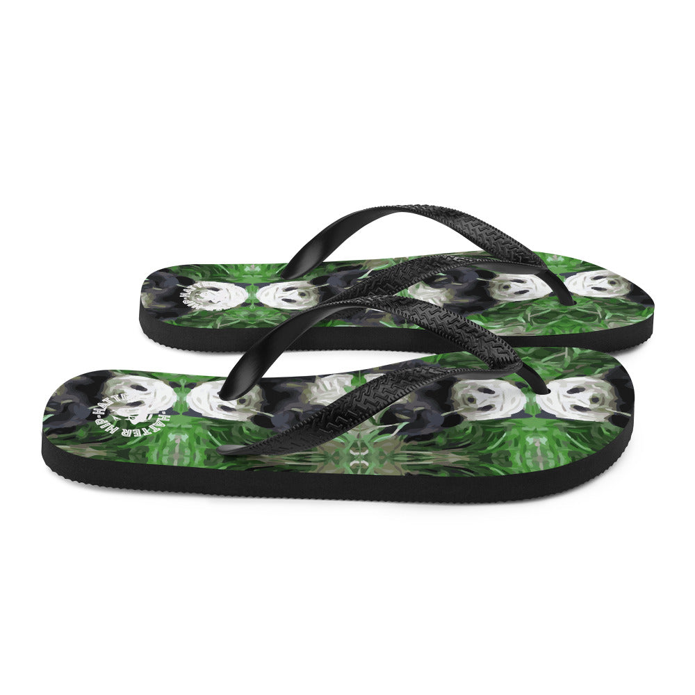 Panda Life Green Flip-Flops - HipHatter