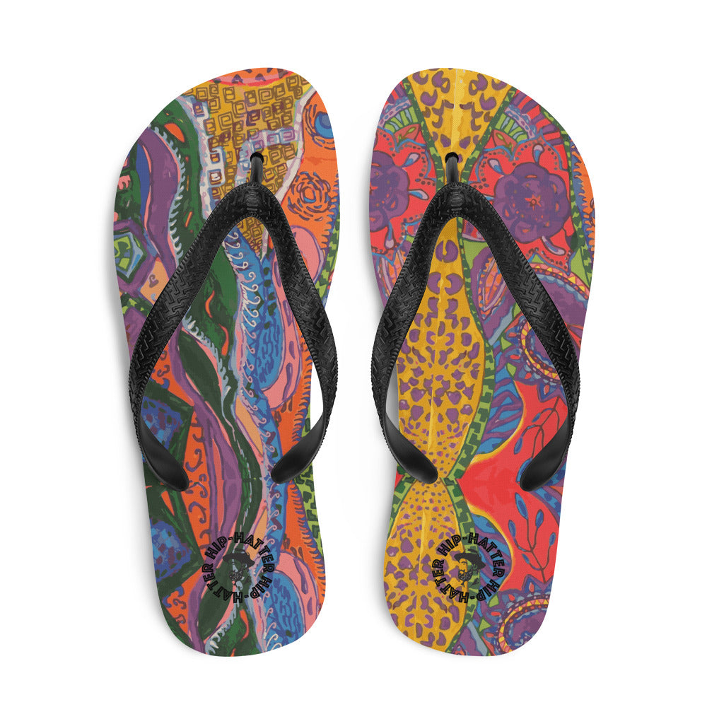 90s Knit Odd Flip-Flops - Hip-Hatter