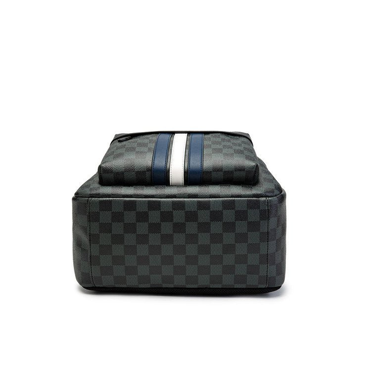 Classic French Grey Checkered Backpack - HipHatter