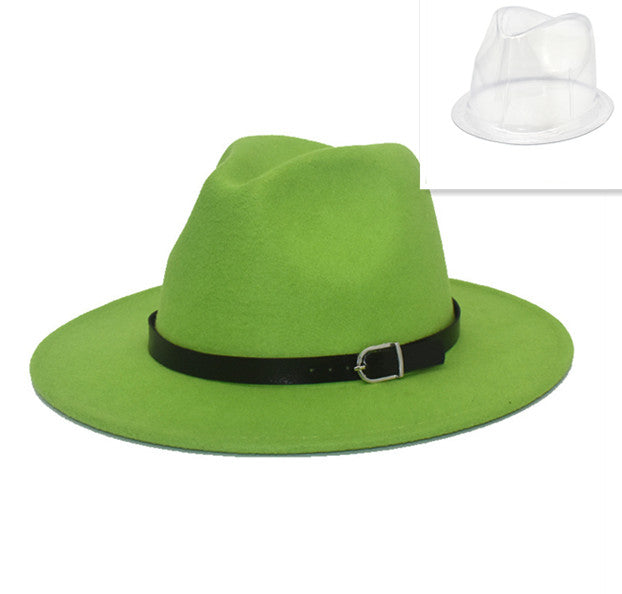 Bright Wide Brim Fedora Hat - HipHatter