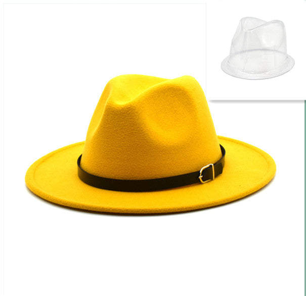 Bright Wide Brim Fedora Hat - HipHatter