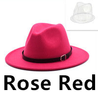 Bright Wide Brim Fedora Hat - HipHatter