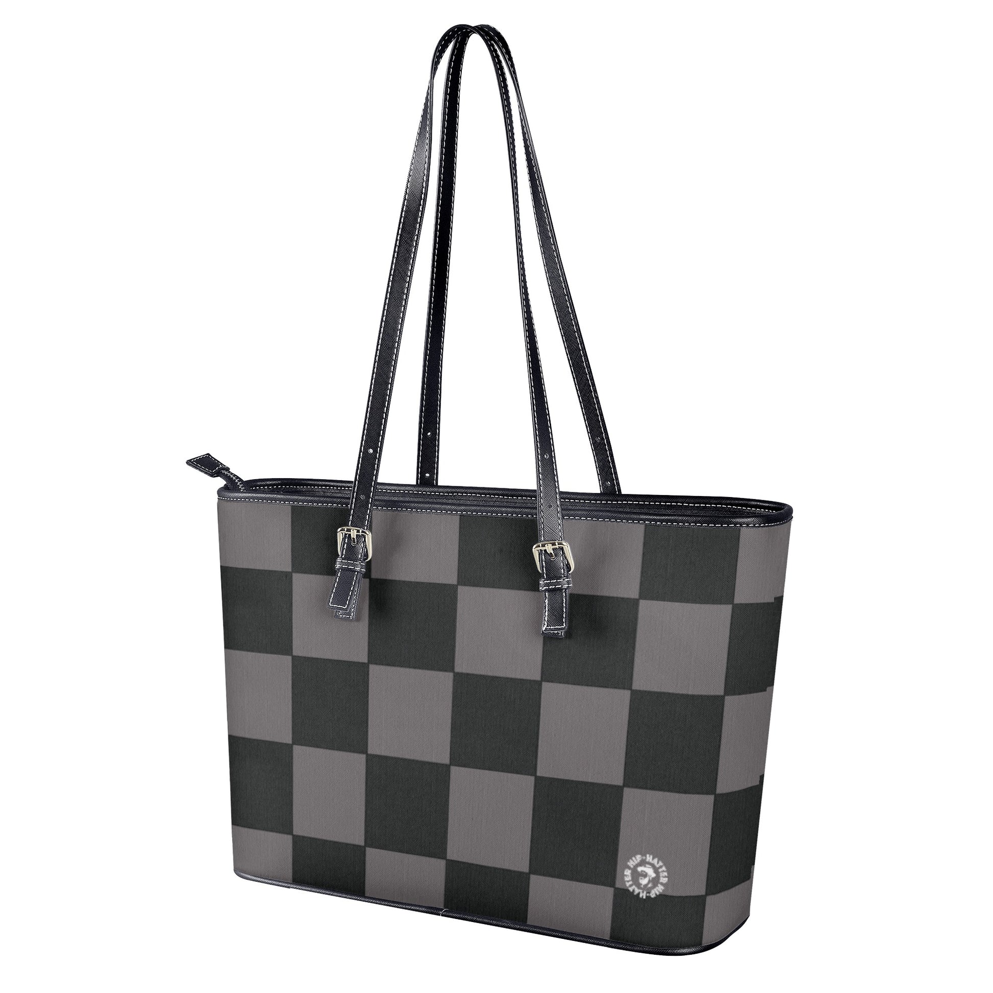 Classic Plaid Design Hand Held Business Luggage Travel Bag Tote Bag - HipHatter
