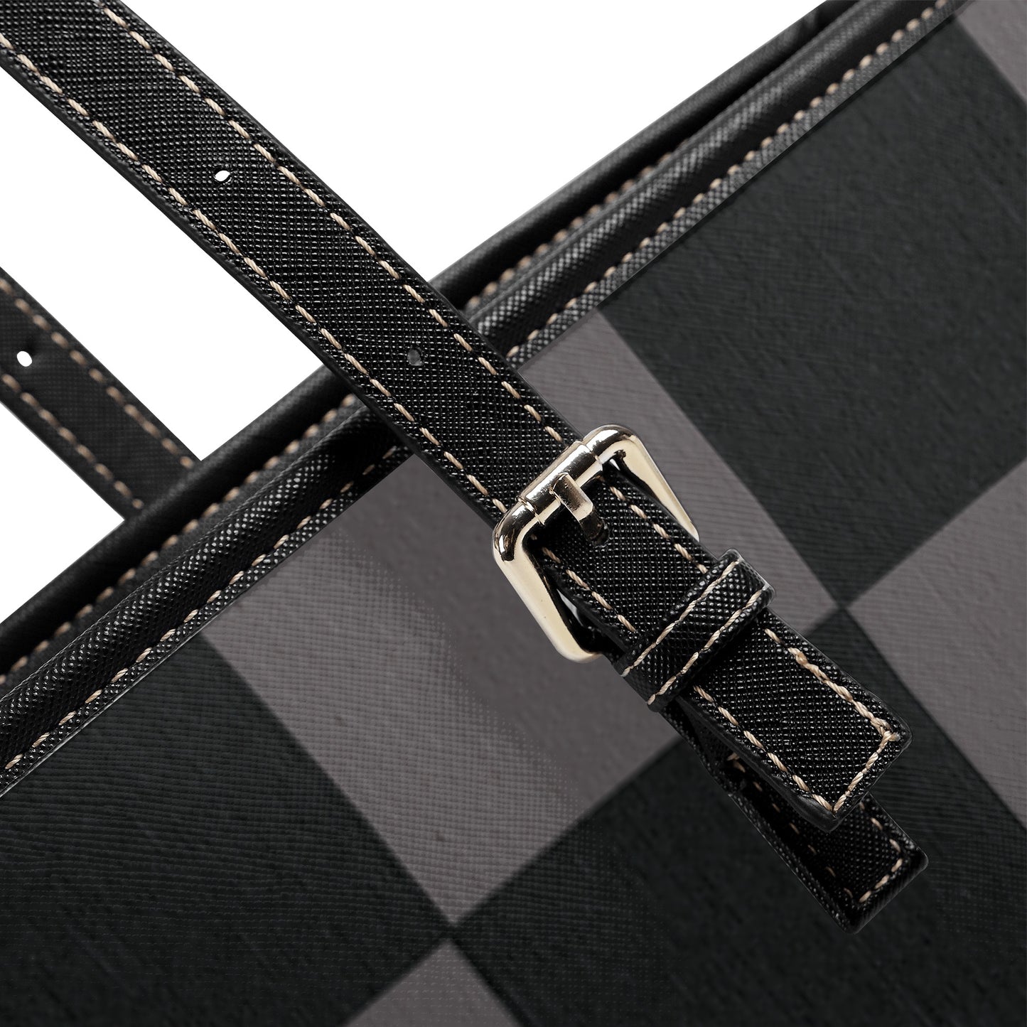 Classic Plaid Design Hand Held Business Luggage Travel Bag Tote Bag - HipHatter