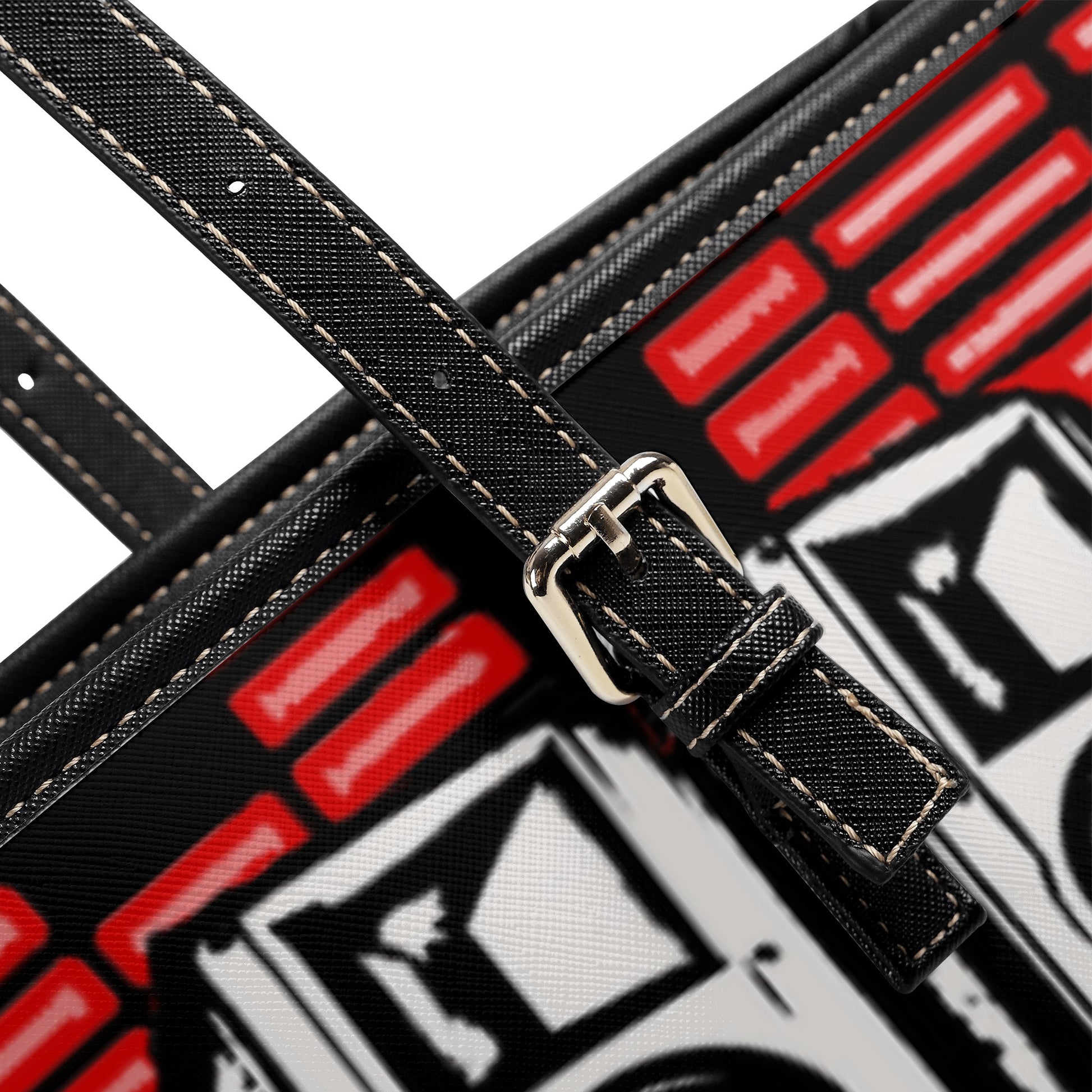 Bass In The City Leather Tote Bag - HipHatter
