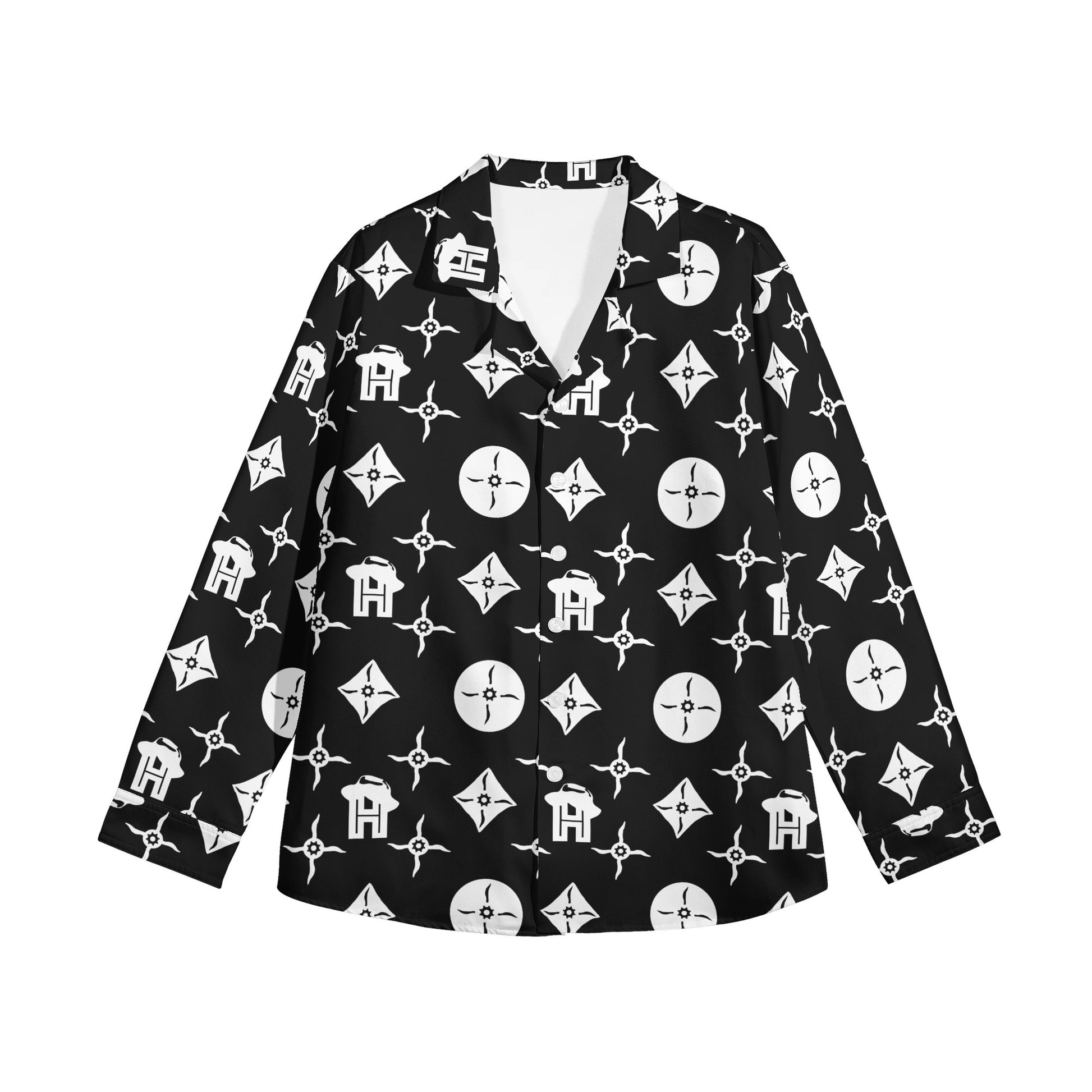 Women's Long Sleeve Button Down Shirt - HipHatter