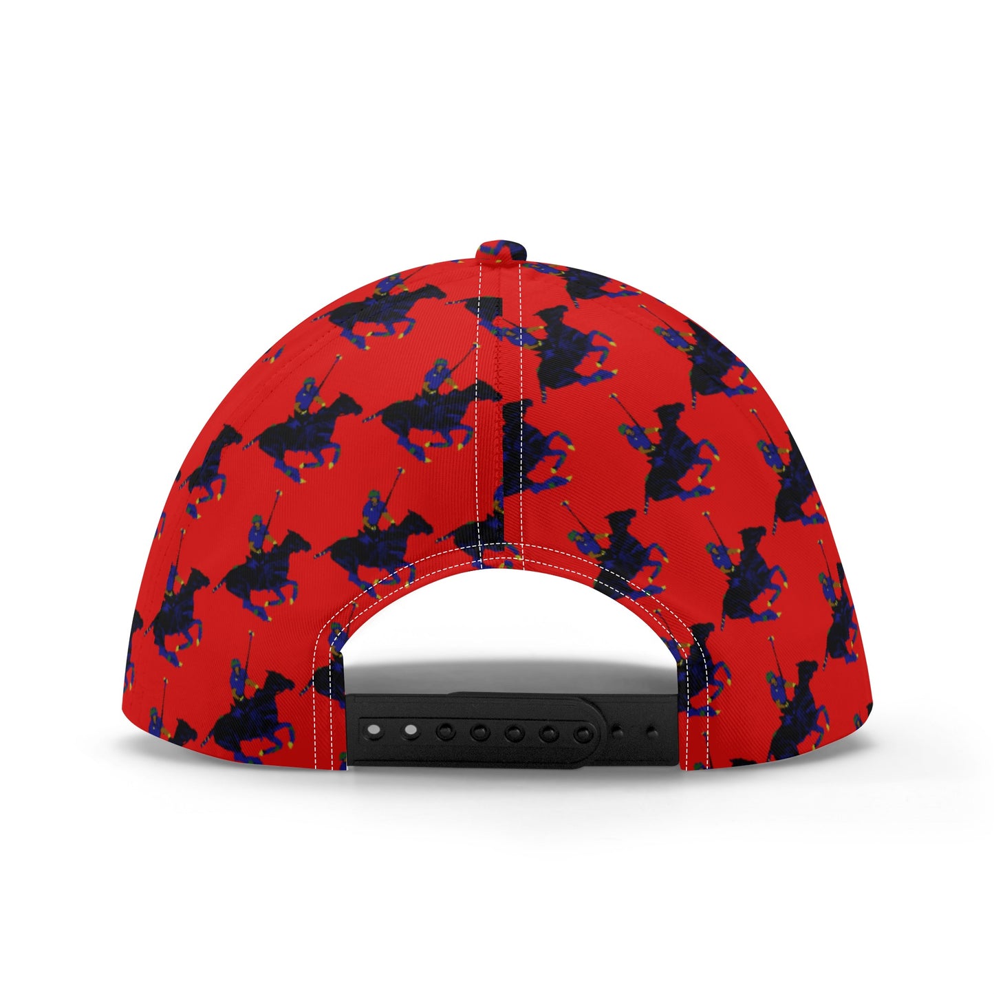 Red Polo Carib Pony Pattern Baseball Cap - HipHatter