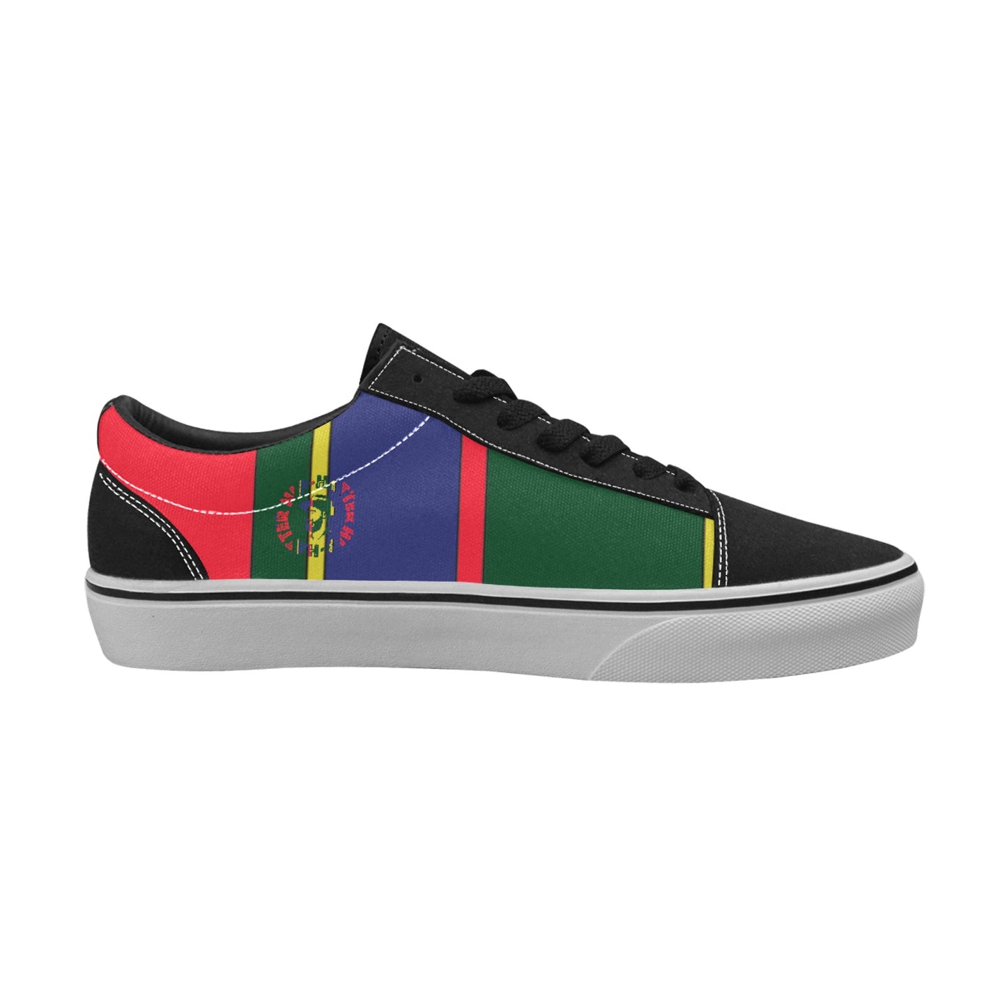 Men's Carib Polo Striped Lace-Up Canvas Shoes - HipHatter