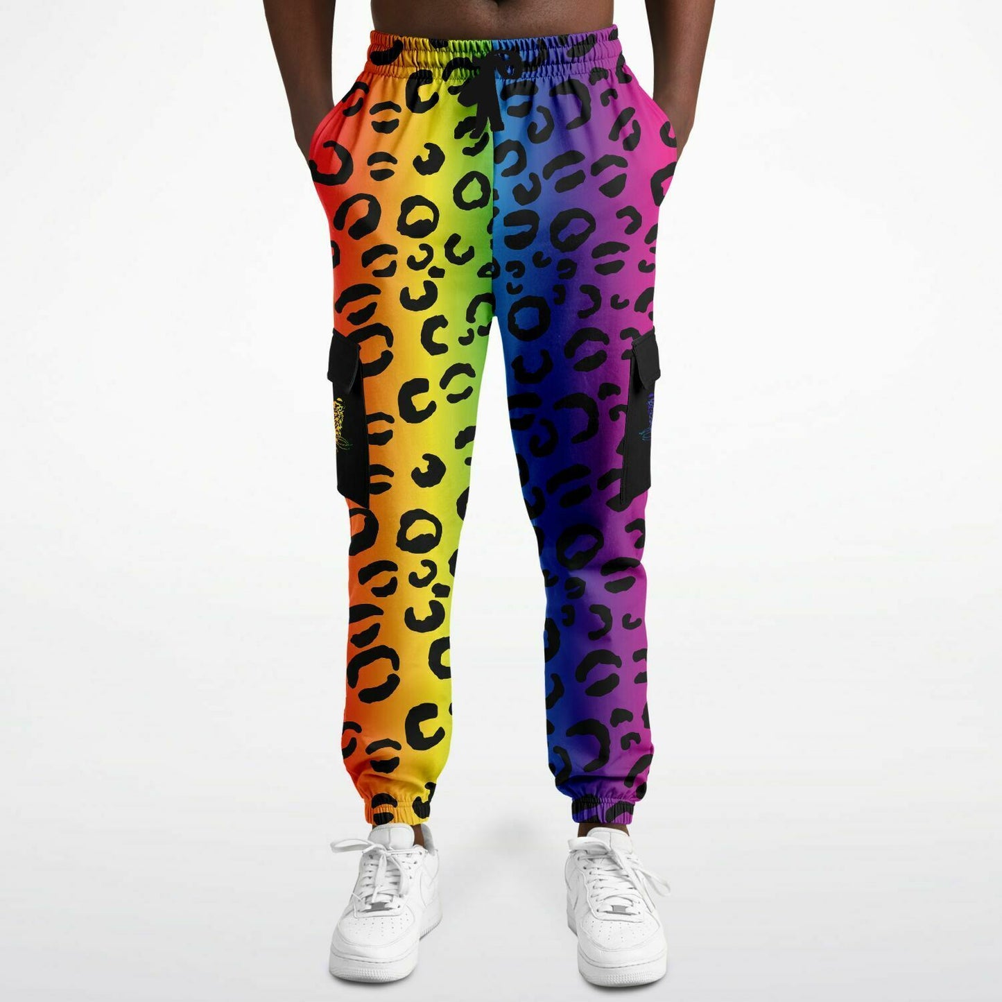 Rainbow Leopard Safari Sweatpants - HipHatter