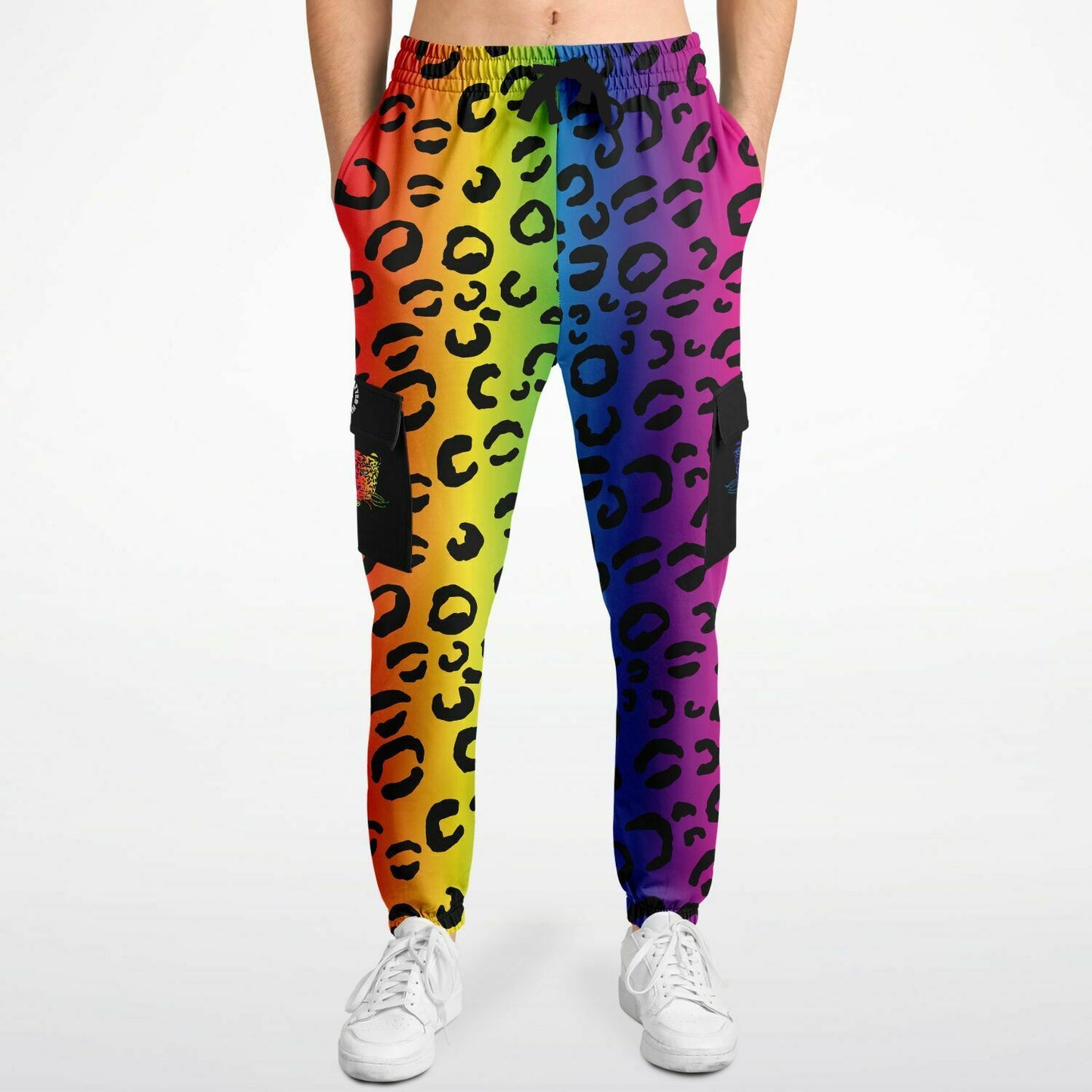Rainbow Leopard Safari Sweatpants - HipHatter
