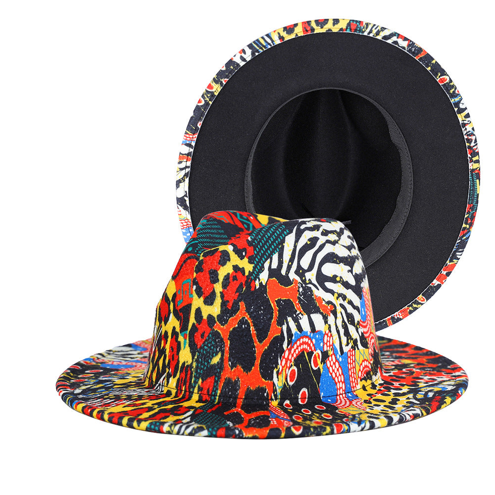 Tartan and Festival Patterned Fedora Hat - HipHatter