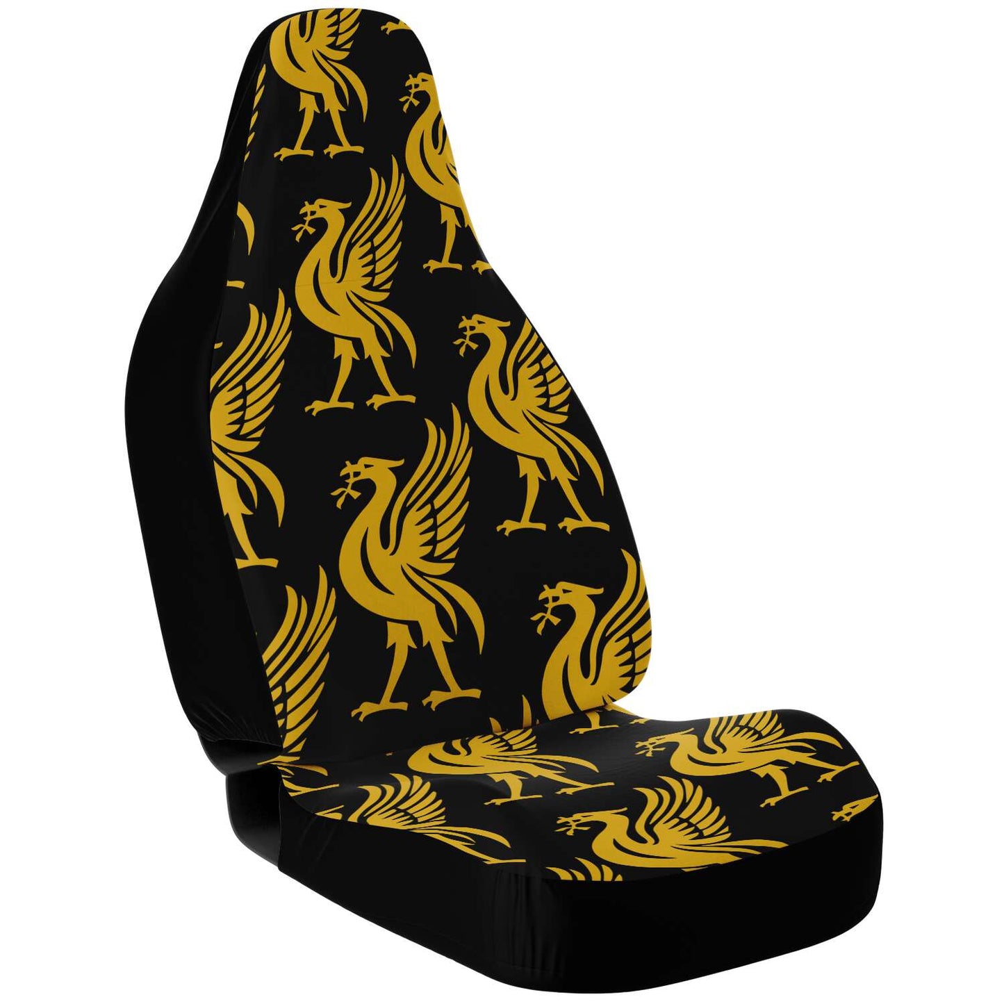 Liverpool Liver Bird Gold Pattern Car Seat Covers - HipHatter