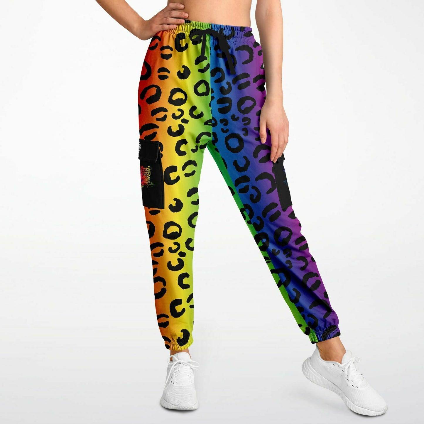 Rainbow Leopard Safari Sweatpants - HipHatter