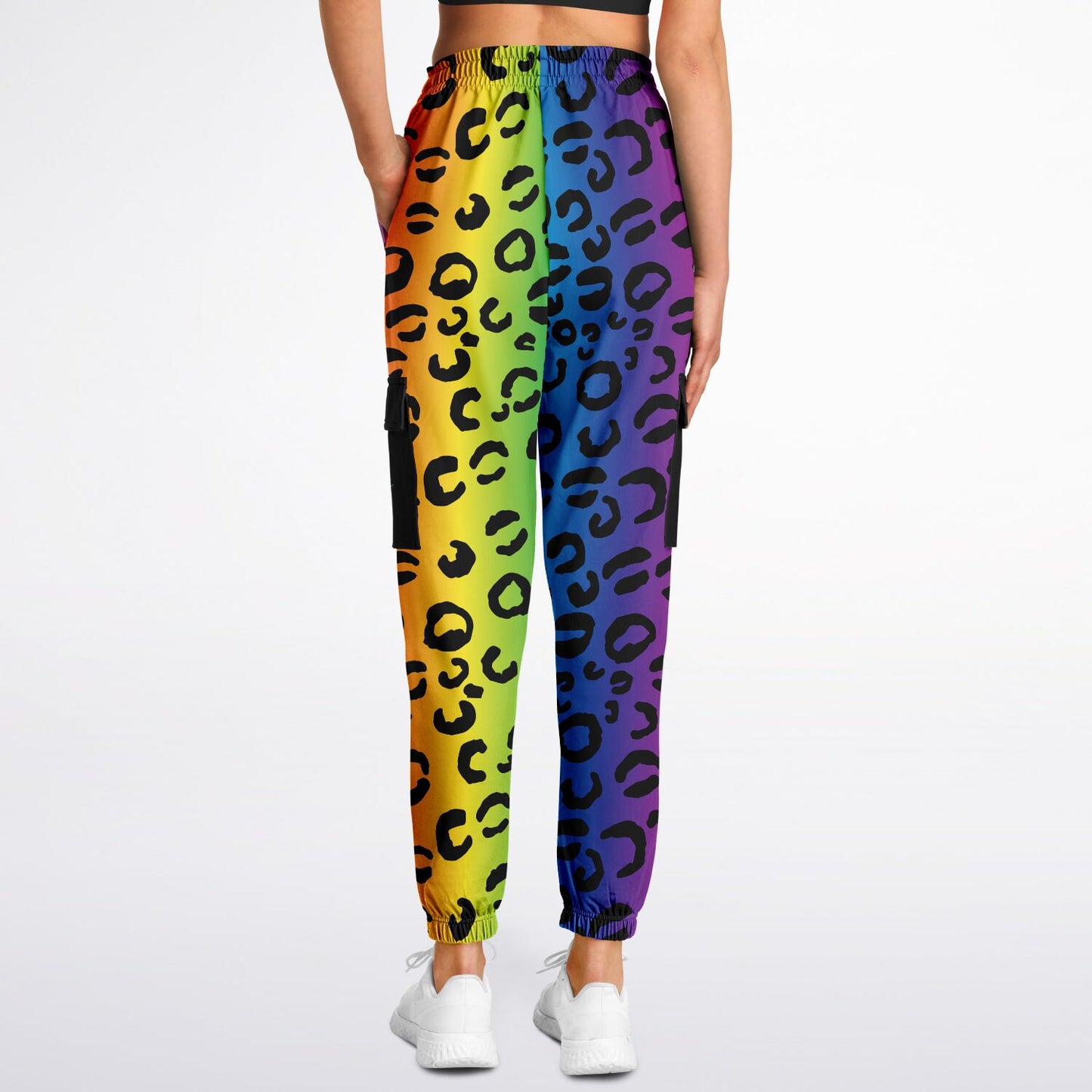 Rainbow Leopard Safari Sweatpants - HipHatter
