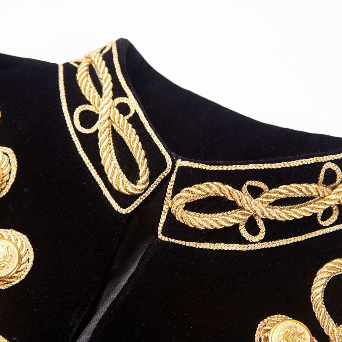 Sir Admiral Gold Lace Military Jacket - HipHatter