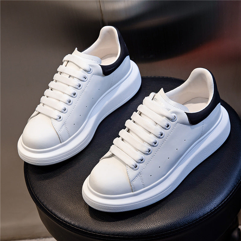 Womens Classic White Runner Trainers - HipHatter