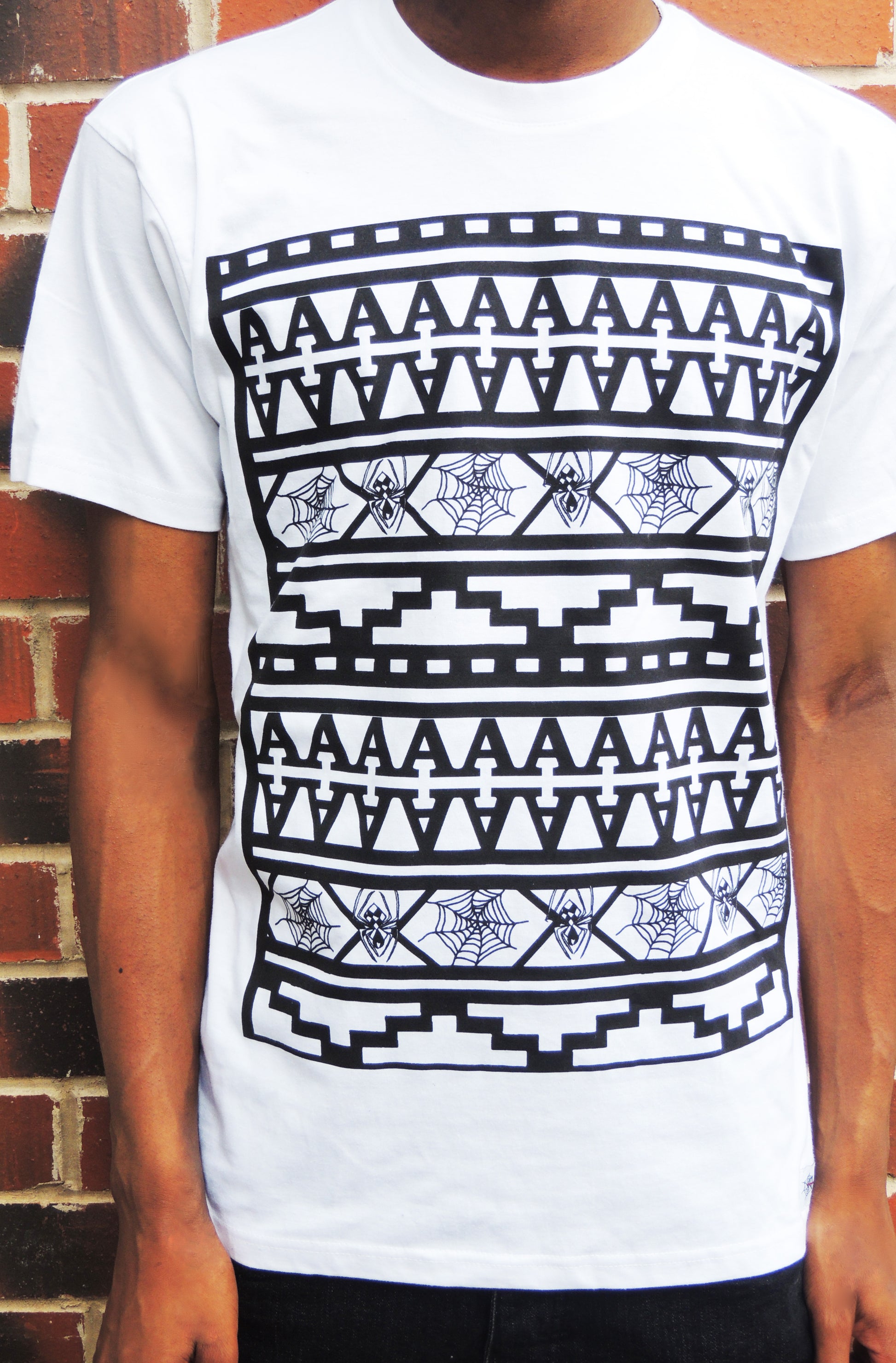 Aztec Print Araneus Unisex T-Shirt - HipHatter