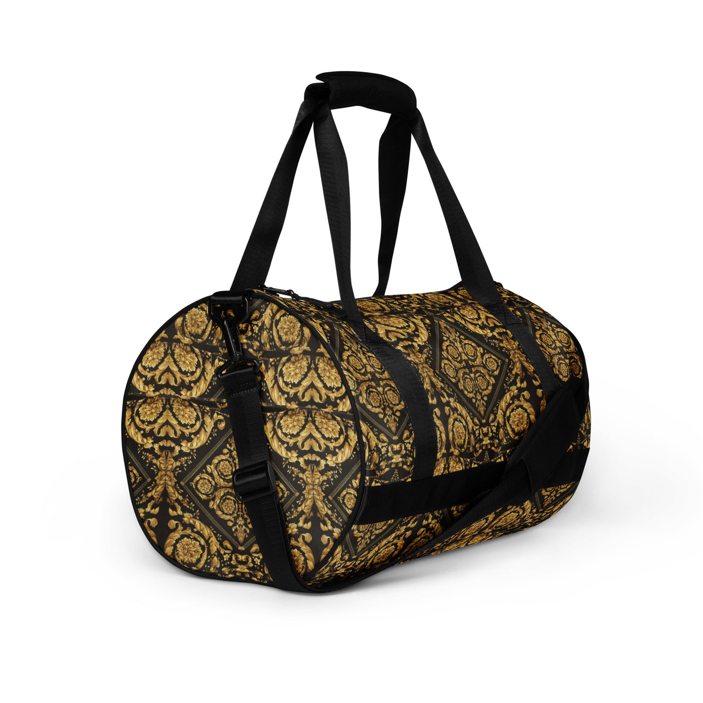 Baroque Gold Scarf Print Gym Bag - HipHatter