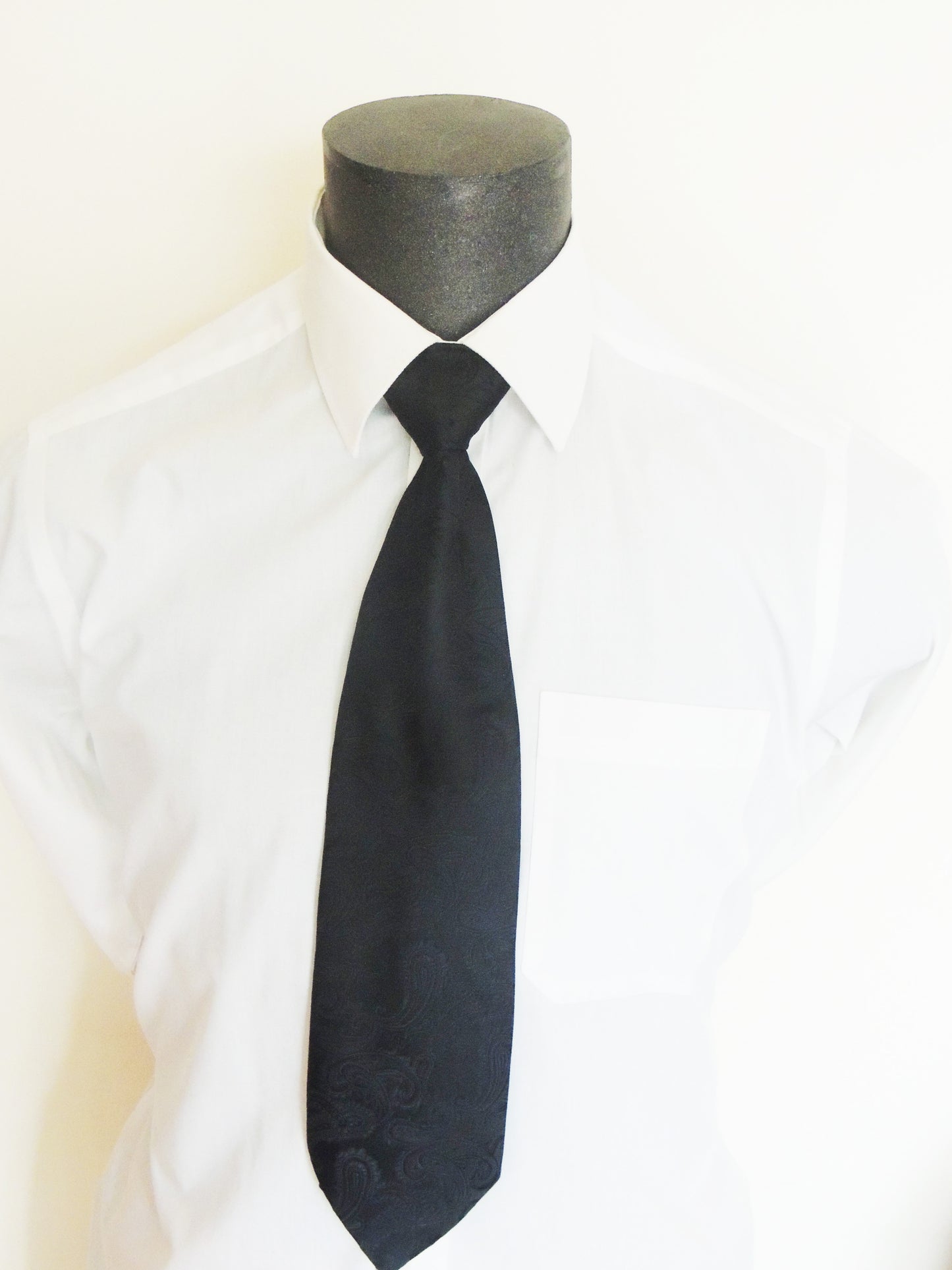 Luxury Silk Blend Paisley Jacquard Woven Neck Tie - HipHatter