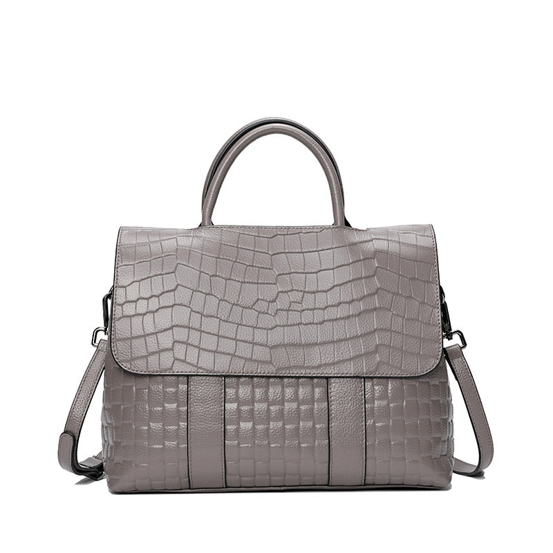 The Ricca Genuine Real Leather Tote Handbag - HipHatter