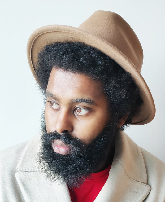 The West Country Walker Wide Brim Fedora Hat Camel - HipHatter