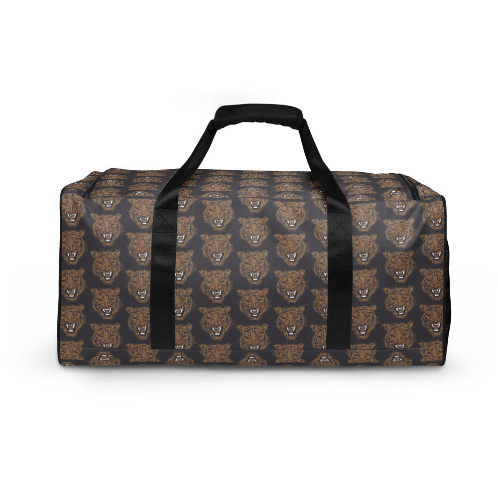 Tiger Face Print Duffle Weekend Bag - HipHatter