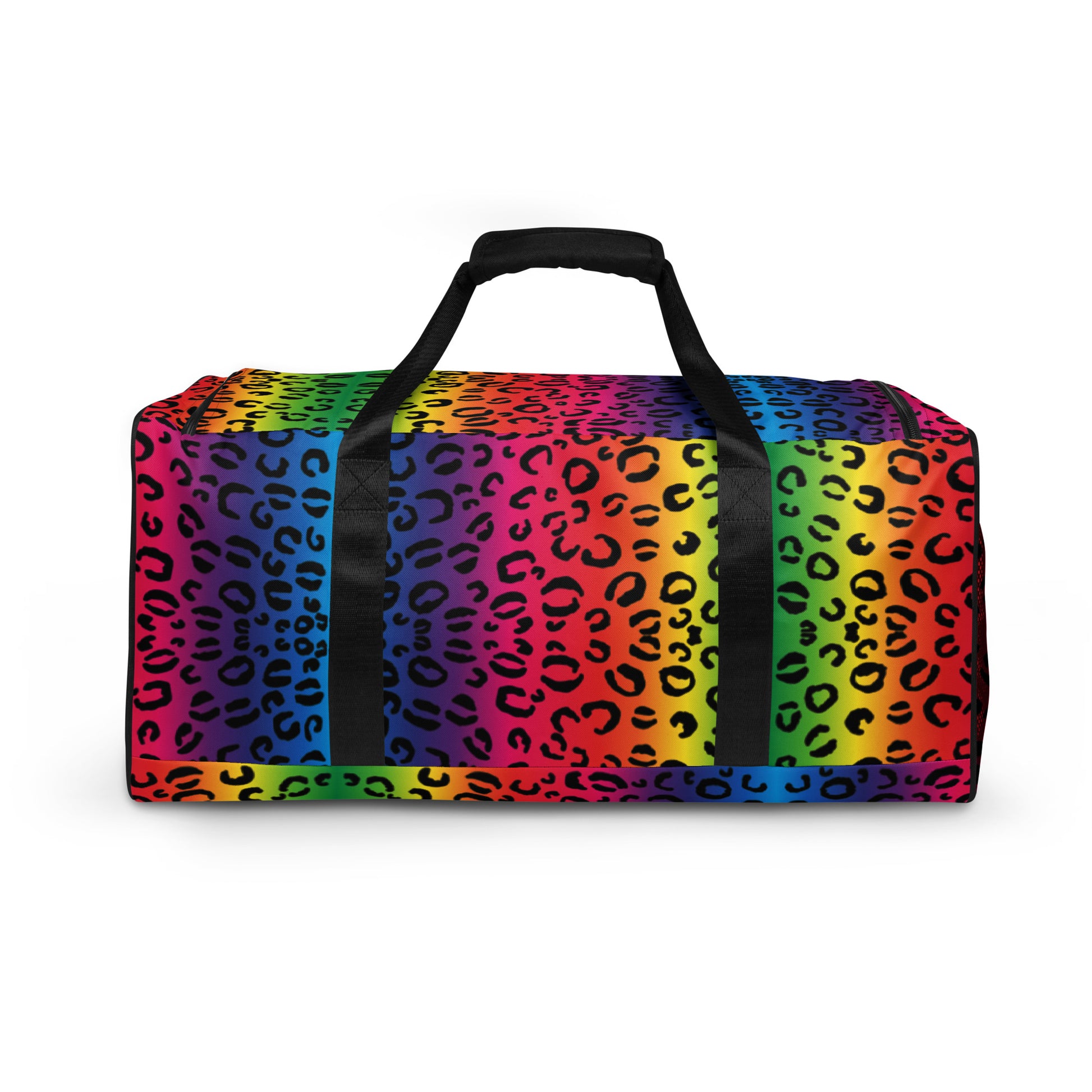 Rainbow Leopard Minimalist Duffle Bag - HipHatter