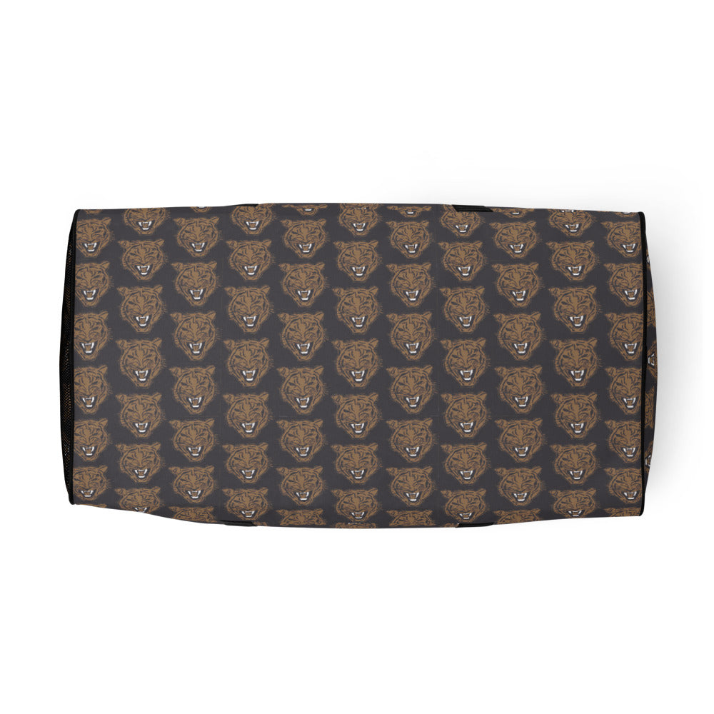 Tiger Face Print Duffle Weekend Bag - HipHatter