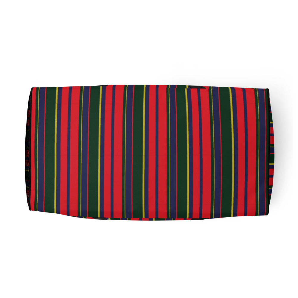 Striped Polo Multi Coloured Carib Duffle bag - HipHatter